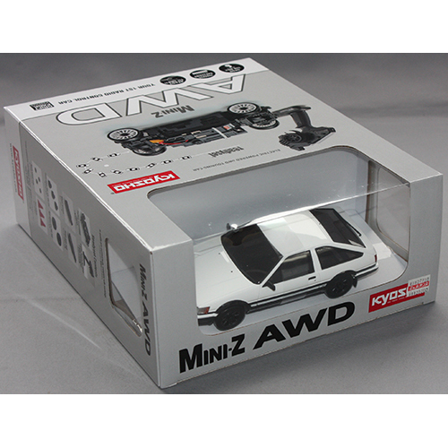 京商 ミニッツAWD トヨタ カローラレビン AE86 ホワイト/ブラック