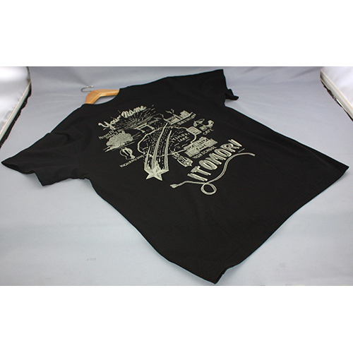 キャラアニ 君の名は。 イトモリ・ロケーションTシャツ ブラック