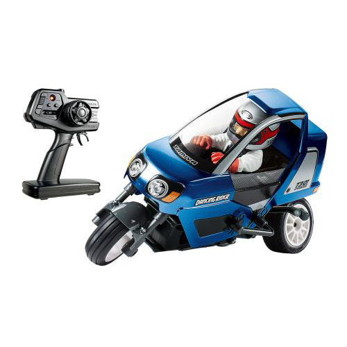 タミヤ 1/8 RCスターユニット トリプルホイール ダンシングライダー (完成モデル)(T3-01シャーシ)メタリックブルーボディ仕様