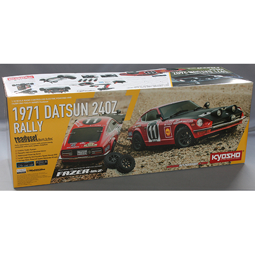京商 1/10 EP 4WD フェーザーMk2 FZ02-R レディセット 1971 ダットサン 240Z ラリー