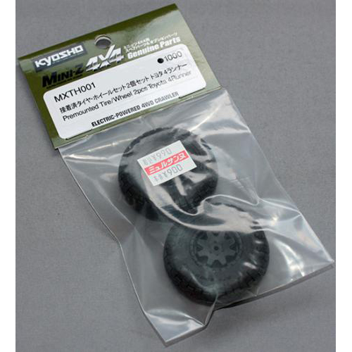 京商 接着済みタイヤ・ホイール2個セット トヨタ 4ランナー MXTH001