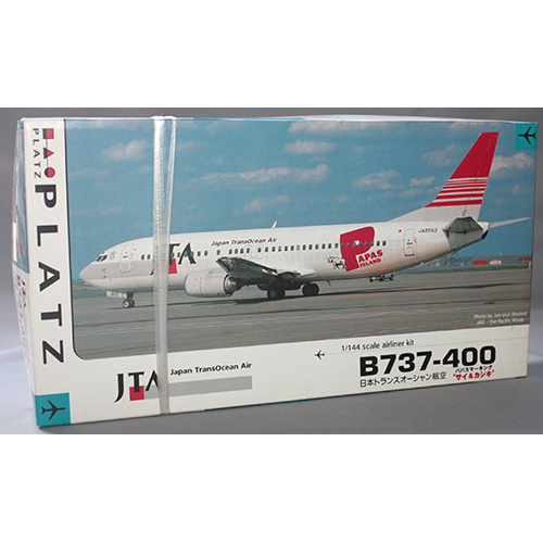 プラッツ 1/144 JTA B737-400 日本トラストオーシャン航空 サイ&カジキ