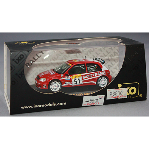 ixo 1/43 CITROEN SAXO DELLAVILLA MONTE CARLO 2002