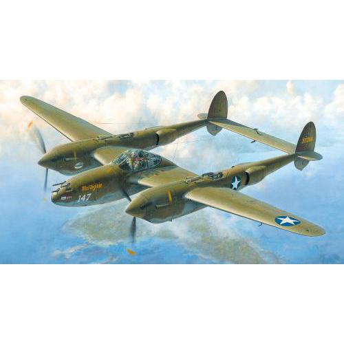 タミヤ 1/48 傑作機シリーズ No.120  1/48 ロッキード P-38F/G ライトニング