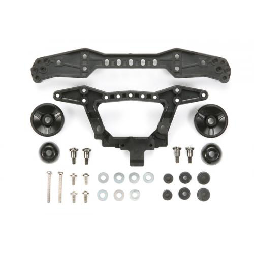 タミヤ カーボン強化リヤダブルローラーステー(3点固定タイプ)