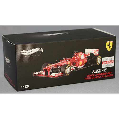 HotWheels 1/43 フェラーリ F138 2013 CHINESE GP FERNANDO ALONSO