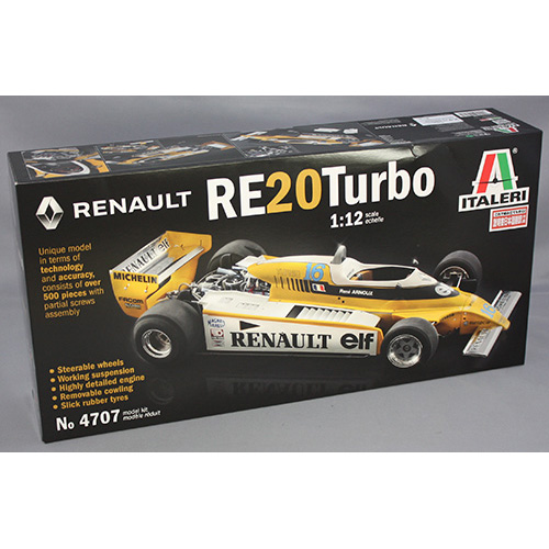 イタレリ 1/12 ルノー F1 RE20 ターボ 日本語説明書付き