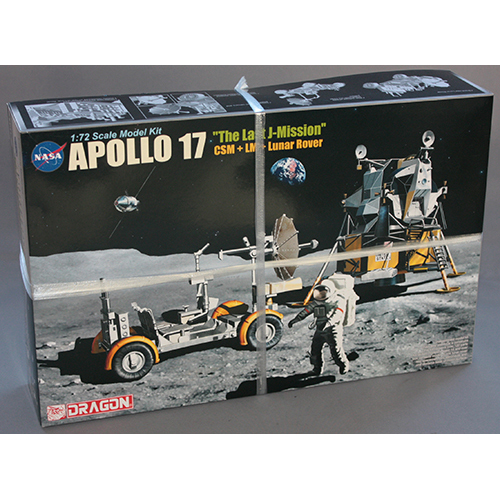 ドラゴン 1/72 アポロ17号“ラストJミッション”司令船+着陸船+月面探査車(ルナローバー)