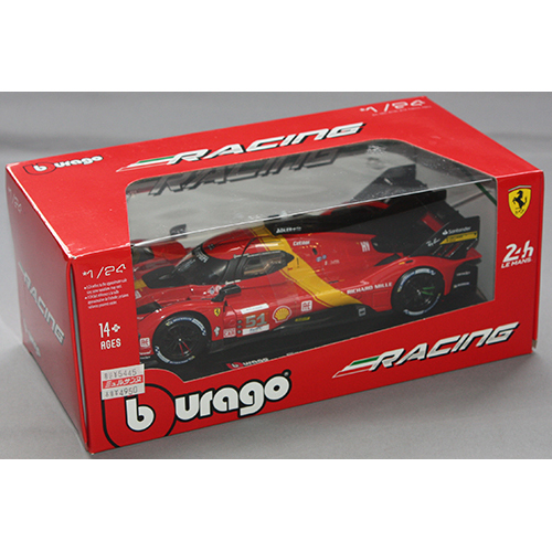 ブラーゴ 1/24 フェラーリ 499P ル・マン 2023 ウィナー No51