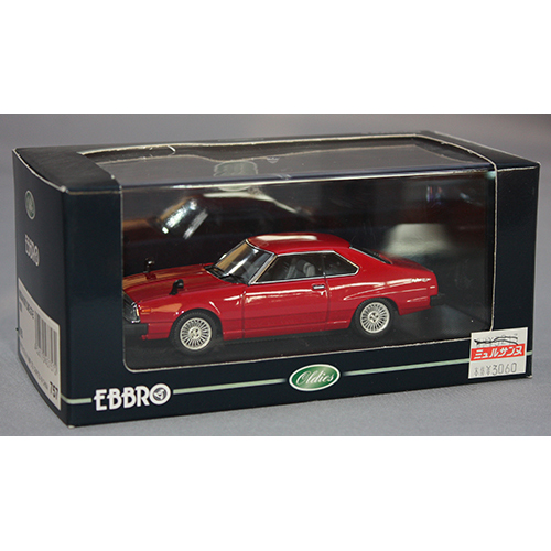 EBBRO 1/43 NISSAN SKYLINE GT-E 1980 RED