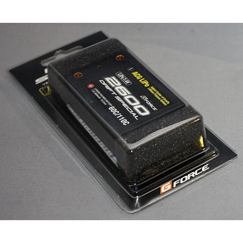 G-FORCE Drift Special ACG LiPo 7.4V 2600mAh 60C/110C Super Short Size GFG011