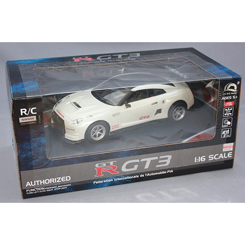 童友社　1/16スケール RC ニッサン　GTR　GT3　ホワイト