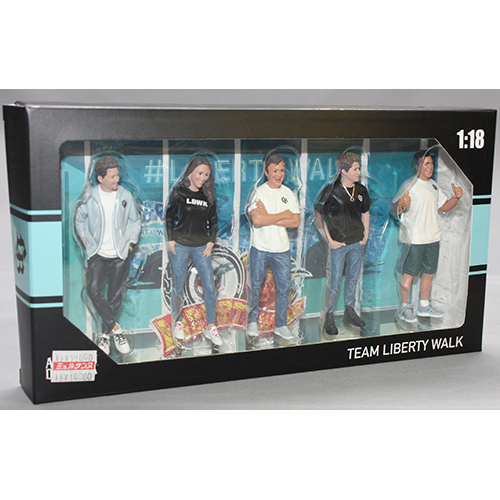 American Diorama 1/18 フィギュア チームリバティーウォーク 5個セット