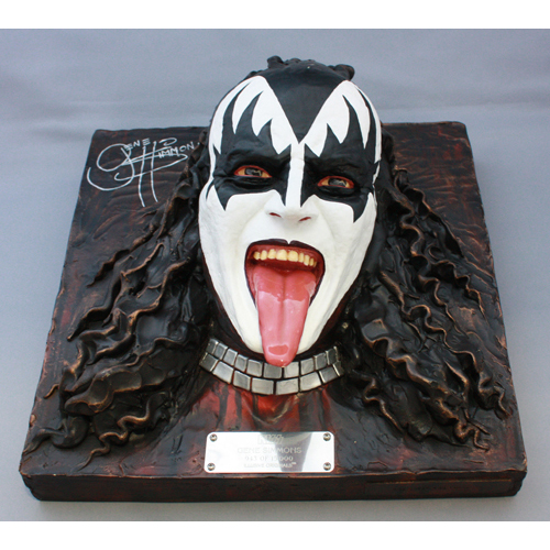 kiss 壁掛けレリーフ　ジーン・シモンズ(GENE SIMMONS)