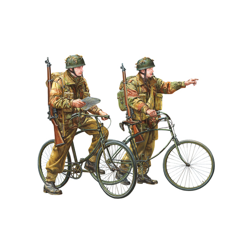 タミヤ 1/35 イギリス軍空挺兵自転車セット
