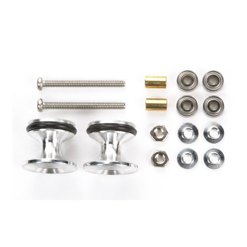 タミヤ ゴムリング付 2段アルミローラーセット (13-12mm)