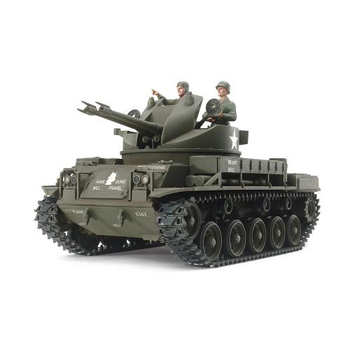 タミヤ 1/35 ミリタリーミニチュアシリーズ No.161  1/35 アメリカ対空自走砲 M42ダスター (人形3体付き)