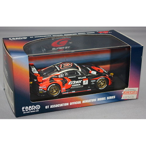EBBRO 1/43 SUPER GT 2005 G'ZOX HASEMI Z BLACK/RED
