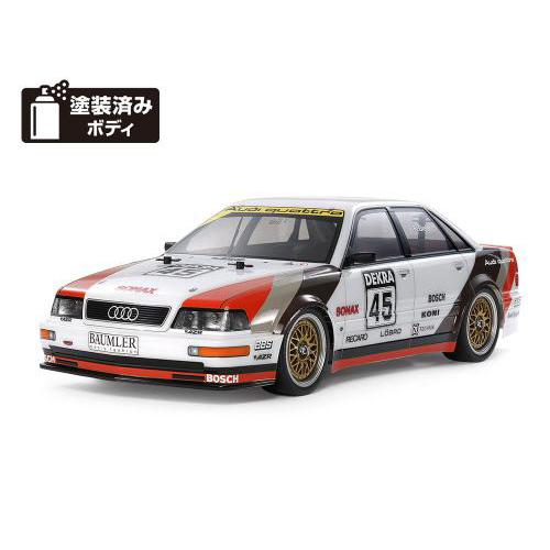 タミヤ 1/10RC 1991 アウディ V8 ツーリング (TT-02シャーシ)