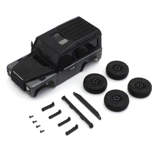 京商 MX-01 ランドローバー ディフェンダー 90 オートバイオグラフィー コリスグレー / サントリーニブラック