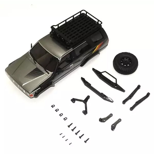 京商 MX-01 トヨタ 4ランナー (ハイラックスサーフ) アクセサリーパーツ付 ダークグレーメタリック
