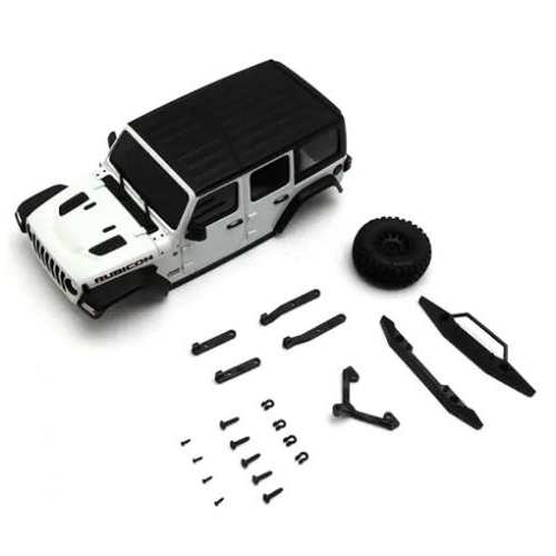 京商 MX-01 ジープ ラングラー ルビコン インターコ ブライトホワイト