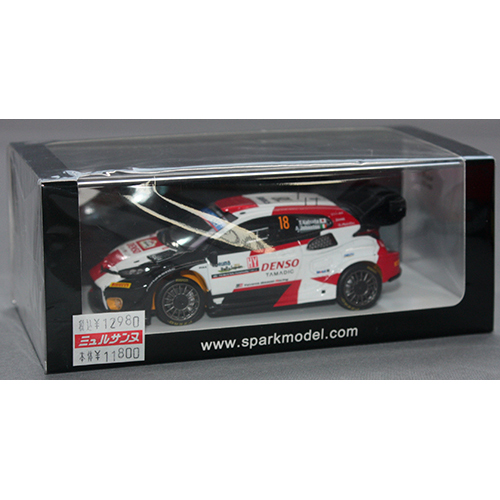 スパークモデル 1/43 TOYOTA GR Yaris Rally1 Hybrid No.18 GAZOO Racing WRT 5th Rally Japan 2023 T.Katsuta A.Johnston