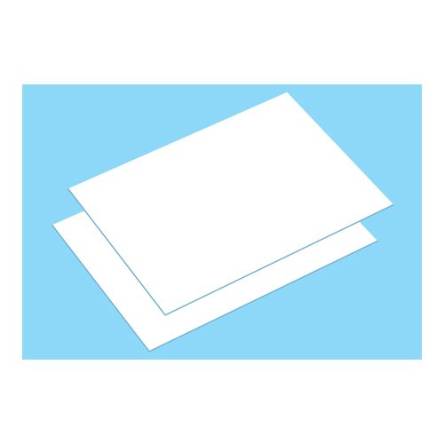 タミヤ  ちぢむ白色プラバンB6サイズ(2枚)