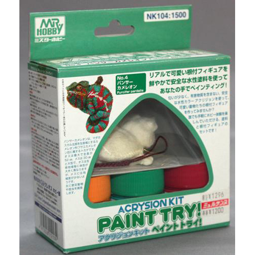 GSIクレオス ペイントトライ! アクリジョンキット4 (塗料)
