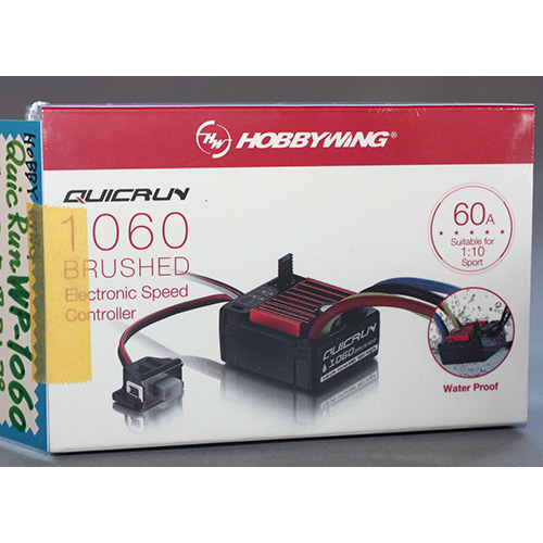 HOBBYWING QuicRUN-WP-1060-Brushed BEC内蔵3A/6V【1/10用】