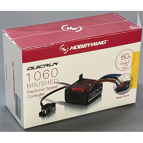ホビーウィング HOBBYWING QuicRUN-WP-1060-Brushed BEC内蔵3A/6V【1/10用】