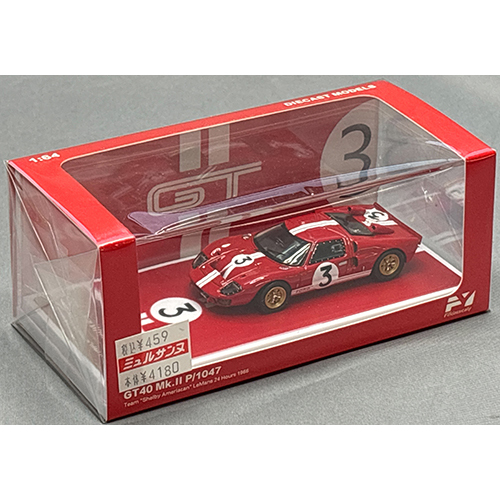 Finclassically 1/64 GT40 Mk.II P1047 `Shelby American` LeMans 24 Hours 1966 #3 Red