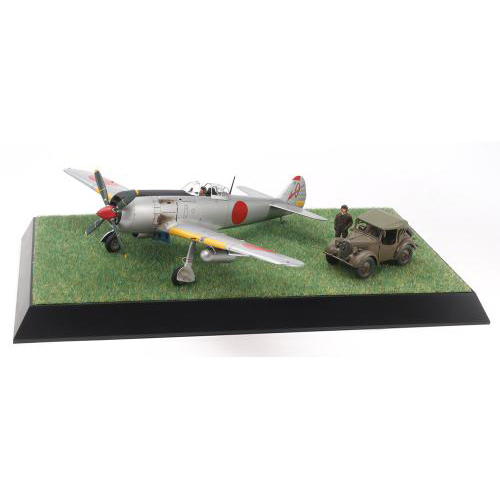 タミヤ 1/48 傑作機シリーズ No.116   日本陸軍四式戦闘機 疾風 & くろがね四起 情景セット